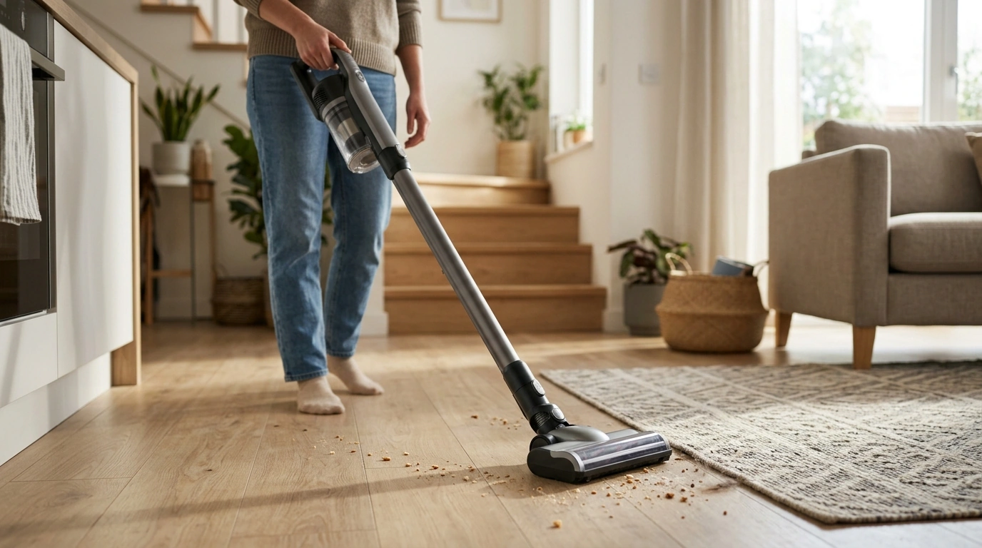 20Kpa Cordless Stick Vacuum: 40-Min Lightweight Cleanup
